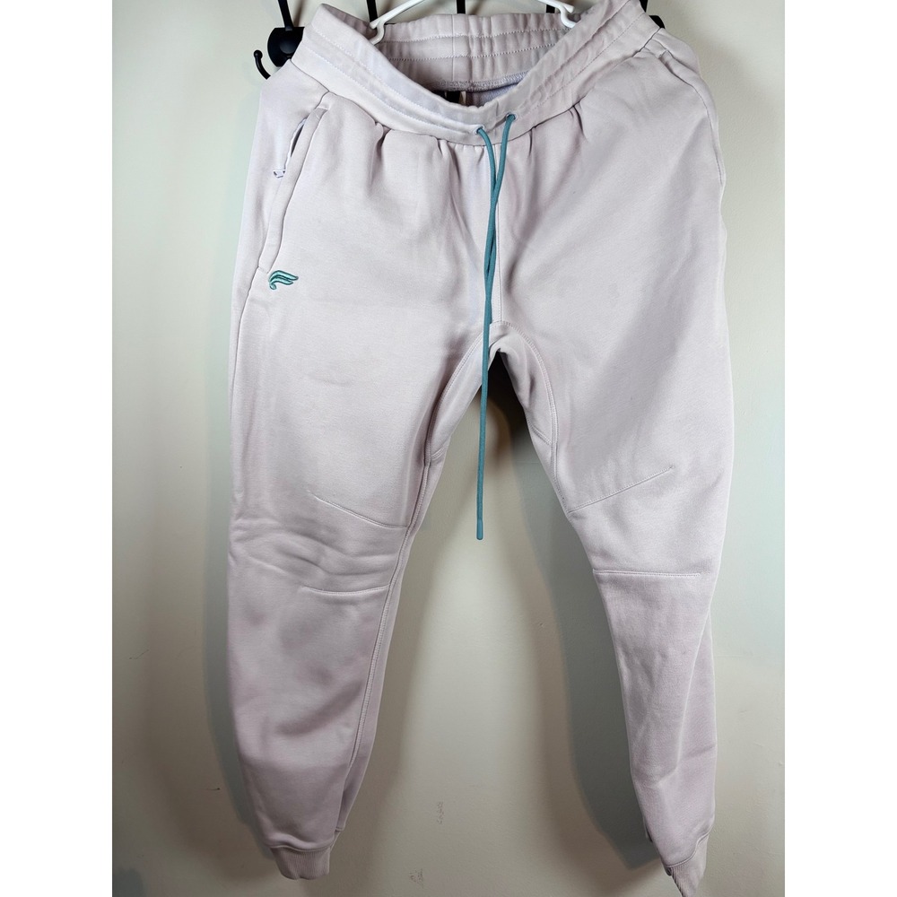 Fabletics Mens 24-7 Go-To Joggers Purple Fleece Sweatpants PT2251369-5 Small